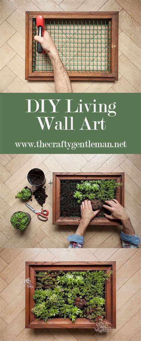 Learn How To Make Your Own Living Wall Art Vertical Garden Click
