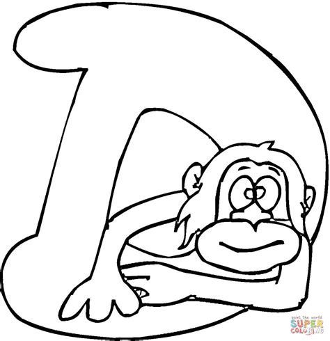 Letter d Coloring Online  Super Coloring