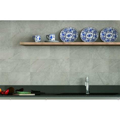 Eliane Sonoma Gray 8 In X 12 In Ceramic Wall Tile 1615 Sq Ft