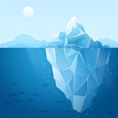 Concept Dillustration Iceberg Vecteur Gratuite