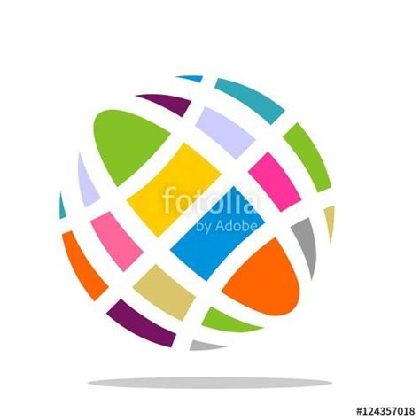 Colorful Globe Logo