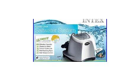 Intex Krystal Clear Saltwater System for 7000 Gallon Above Ground