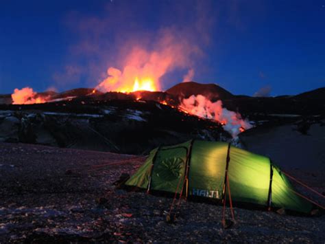 Icelands Fiery Volcano Cbs News