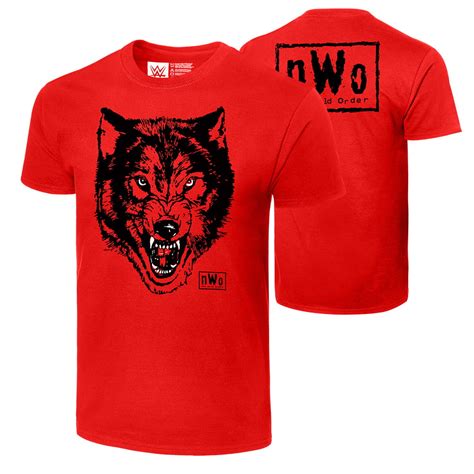 Official Wwe Authentic Nwo Wolfpac Wolf T Shirt Black Small Walmart