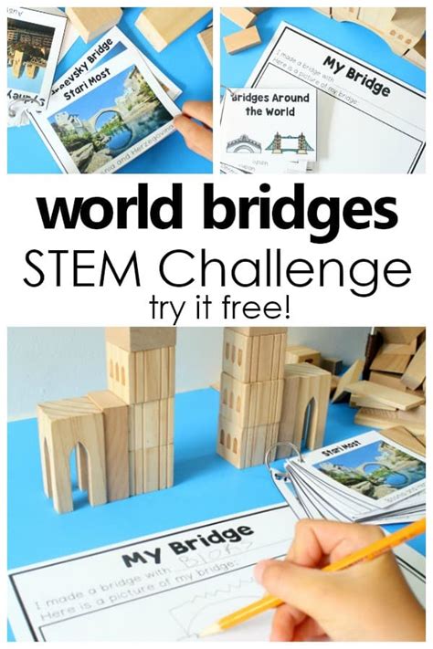 Free Stem Activities For Building Bridges Homeschool