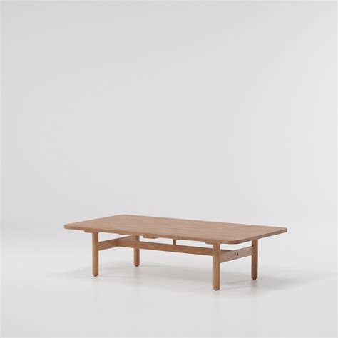 Kombiniert mit messing, chrom oder kupfer sieht. Moderner Couchtisch - RIVA - KETTAL - aus Teakholz ...