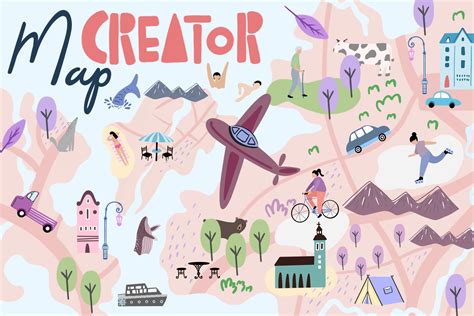 Map Creator Custom Designed Illustrations Creative Market