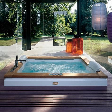 Jacuzzi Aura Plus Wood Bathtub Indoor Jacuzzi Jacuzzi Spa Inspired