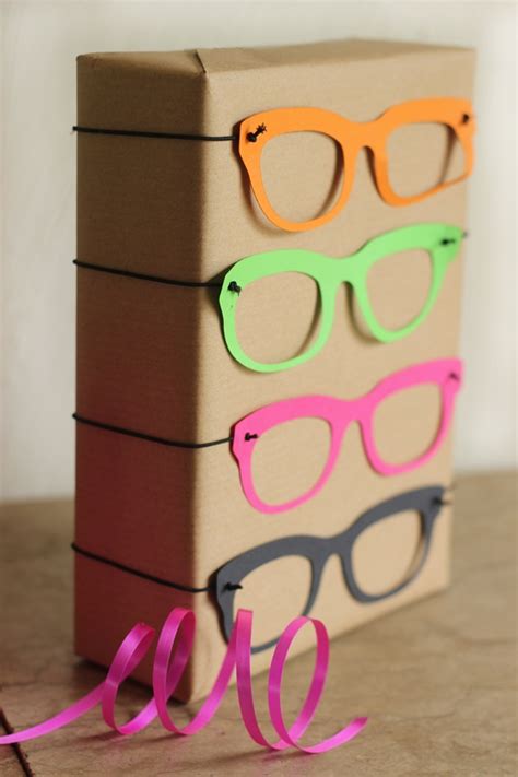 Creative gift wrapping ideas step by step. 40 (Easy to Cut) DIY Paper Glasses Craft Ideas