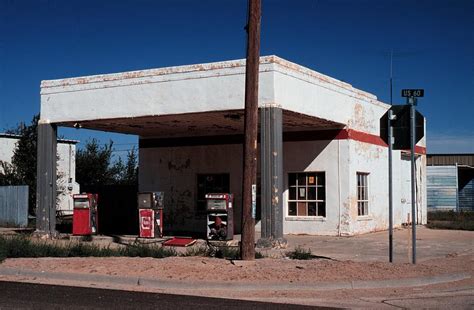 Vacant Gas Station In New Mexico By Jim Steinfeldt