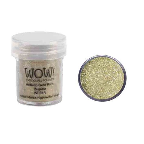 Wow Metallic Gold Rich Regular Embossing Powder The Foiled Fox