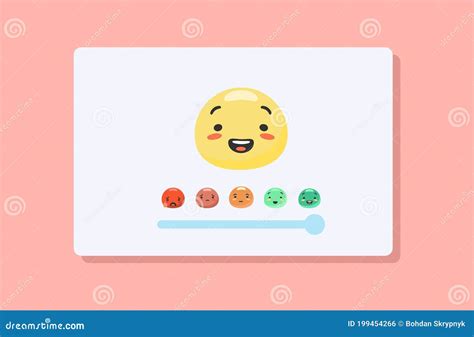 Set Of Emotion Rating Feedback Rating Satisfaction User Experience