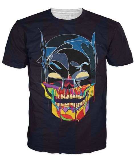Batman Skull Popart T Shirt Printed Shirts Batman T Shirt Shirt