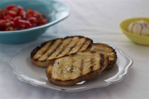 Bruschetta Fettunta As It Is Known In Tuscany Is Grilled