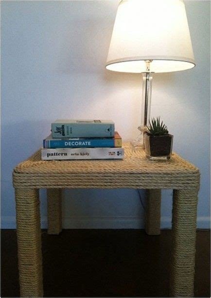 Hack A Lack In No Time Ikea Lack Table Ikea Lack Side Table Rope Decor