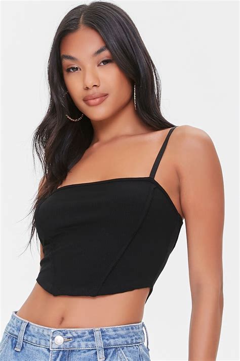 Ribbed Cropped Cami