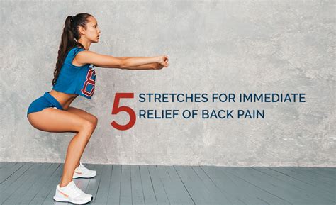 5 Stretches For Immediate Relief Of Back Pain Yabibo