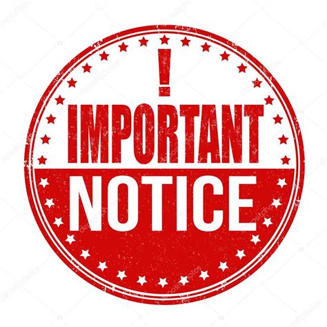 Important Notice Stamp Stock Vector Image By ©roxanabalint 57863835