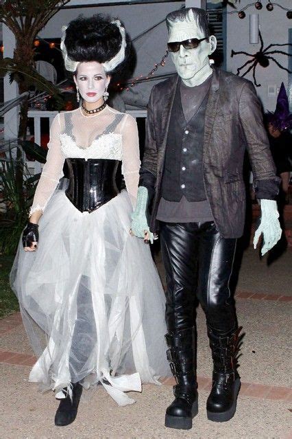 Kate Beckinsale And Husband Len Wiseman Dressed Up As Frankenstein And