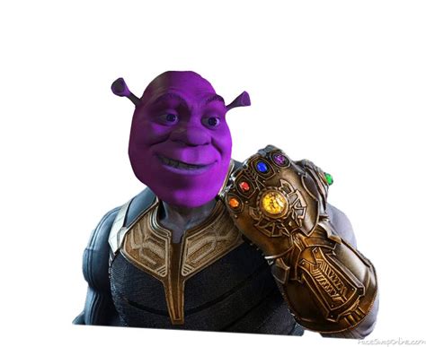 Shrek And Thanos Memes