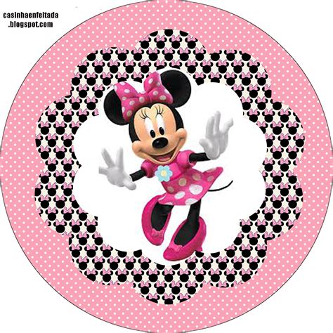 Kit Festa Minnie Rosa Para Imprimir Grátis Festa minnie Festa da