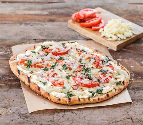 Grilled White Pizza Galbani Cheese Authentic Italian Cheese