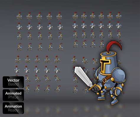 Rpg Knight Sprite Game Art Partners