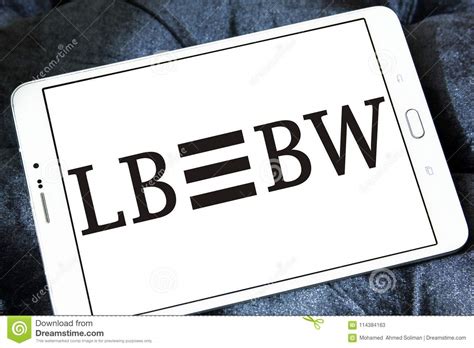 Bw bank, which is part of the group, also has private customers and foundations in its portfolio. LBBW banks logo editorial stock photo. Image of ...