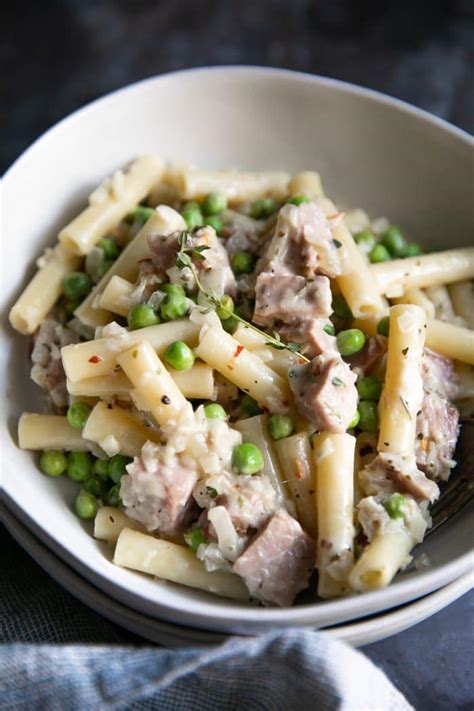 Find new ways to use up your easter or christmas leftovers with these ham casseroles, soups, pasta dishes, breakfast ideas and more favorite leftover ham recipes. 30 Minute Creamy Ham and Pea Pasta - The Forked Spoon