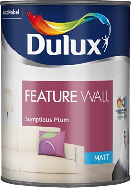 Dulux Feature Wall Matt Emulsion Paint For Walls And Ceilings Teal