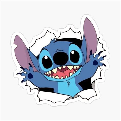 Stitch Sticker By Aj27 In 2021 Cute Stitch Stitch Drawing Cute