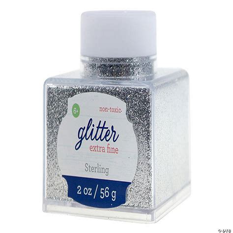 Sulyn Glitter 2oz Stack Jar Extra Fine Sterling