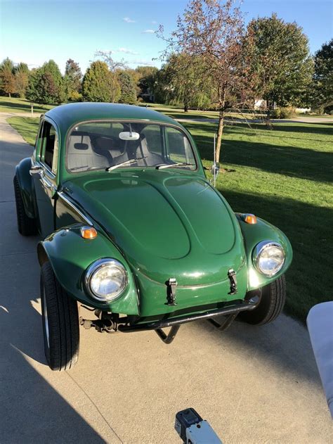 1965 Volkswagen Beetle Green Rwd Manual Baja For Sale Volkswagen