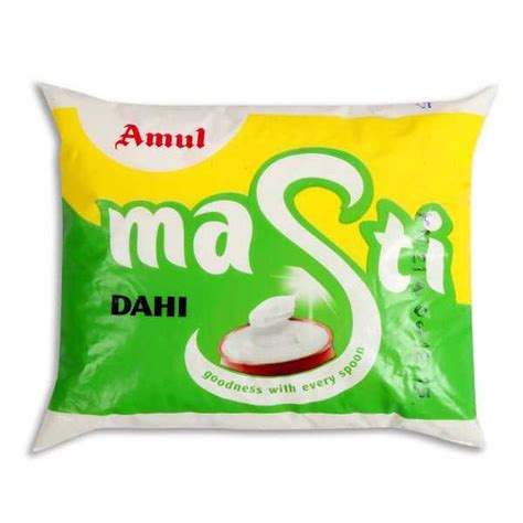 Buy Amul Dahi Amul Masti Dahi 1 Kg At Best Price In India Pouch