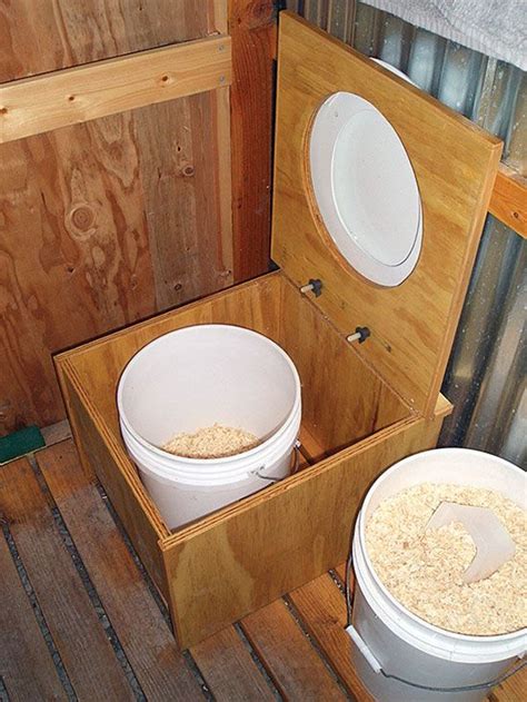 Sawdust Composting Toilet With Urine Diverter Toilets Home Improvement