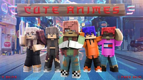 Cute Animes By Team Visionary Minecraft Skin Pack Minecraft