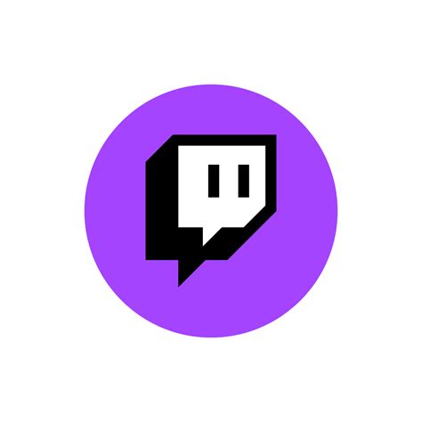 Download Twitch Logo Black And Purple Transparent Png