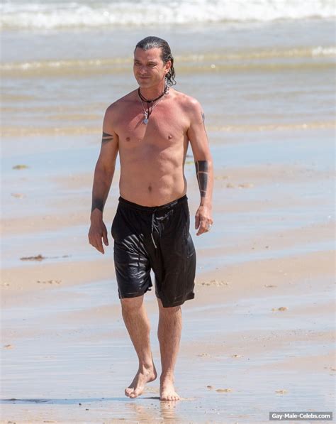 Gavin Rossdale Shirtless And Bulge Beach Photos The Nude Male