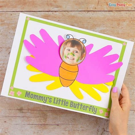 Handprint Butterfly Mothers Day Craft Mothers Day Crafts Animal