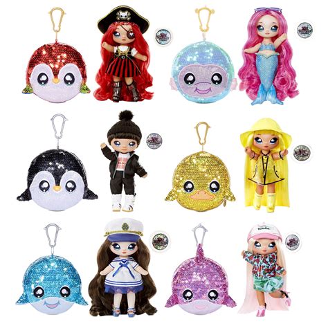 na na na surprise 2 in 1 fashion doll and sparkly pom purse sailor blu sailor doll with luxury