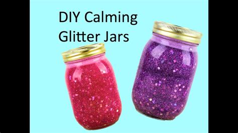 Diy Calming Glitter Jars Youtube