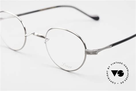 Glasses Lunor Ii A 22 Round Specs Antique Silver As