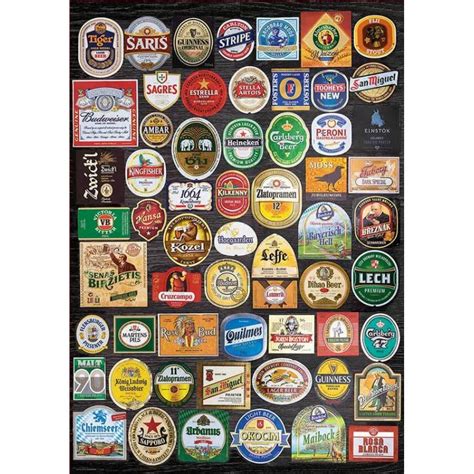Puzzle Educa étiquettes De Bière 1500 Pièces Kubekingsfr