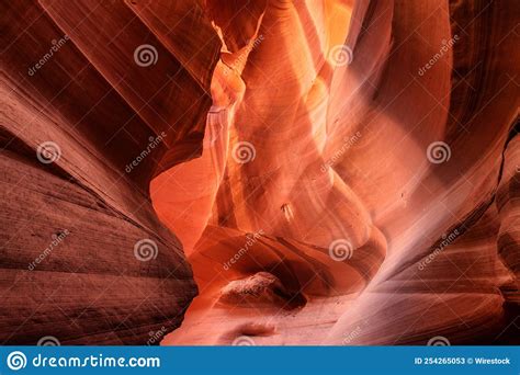 Caves Of Upper Antelope Canyon In Arizona Usa Stock Image Image Of