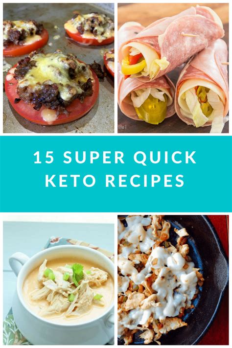 15 Super Quick Keto Recipes Easy Keto Recipes Fast Keto Recipes