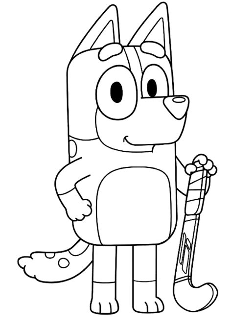 Drawing 16 From Bluey Coloring Page Coloring Home