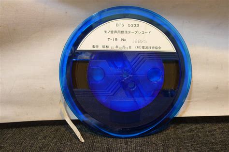 Aa488 電波技術協会 Test Tape テストテープ モノ音声用標準テープレコード Bts5333 T 19 No12025 19cm