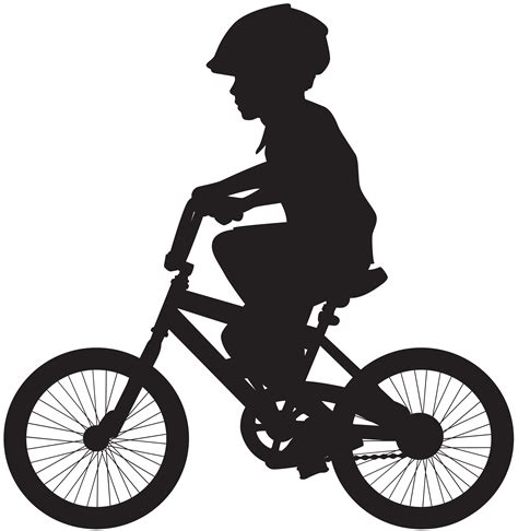 Airbrushedblond boy riding a bike with a balloon attached #226936 by alex bannykh. mountain bike clip art silhouette 10 free Cliparts ...