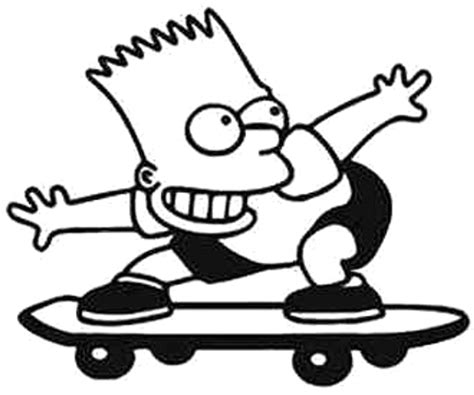 Bart Simpson Ver4 Vinyl Decal