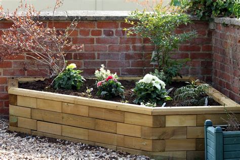 Raised Corner Bed Deep Enough For Small Trees Shrubs Or Climbers